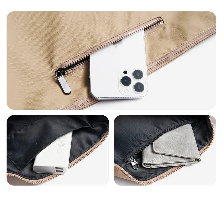 Japanese Sling Bag for Men, Waterproof Lightweight Crossbody Bag, Sports Travel Shoulder Bag Fit 12.9 inch iPad