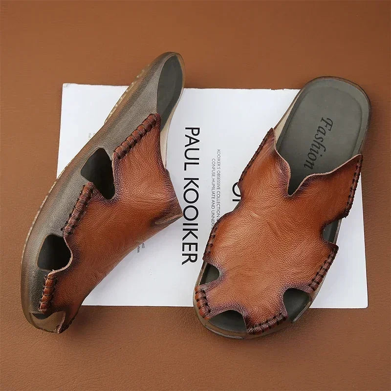 Men's Summer Sandals for Men Shoes Comfortable Man Sandal Low Price Shoe Replicas Luxury Brands Shoes Casual Sneakers Slippers
