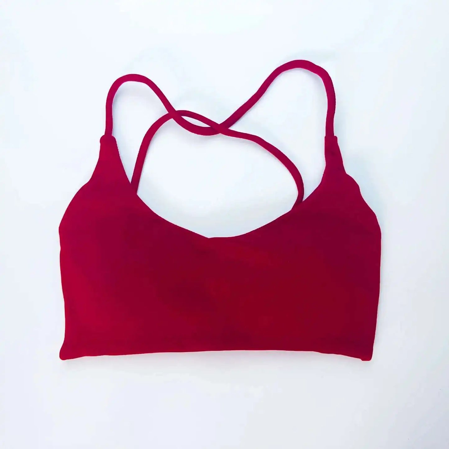 NCLAGEN Twist Back Bra High Support Sports Top Women Gym Clothes Wear Workout Push-up Seamless Yoga Underwear Fitness Running