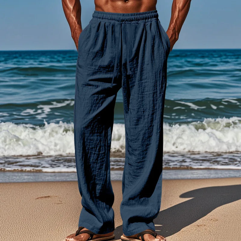 Men's Casual Pants Comfortable and Breathable Daily Wear with Fashionable Men Must Be Large Size Loose