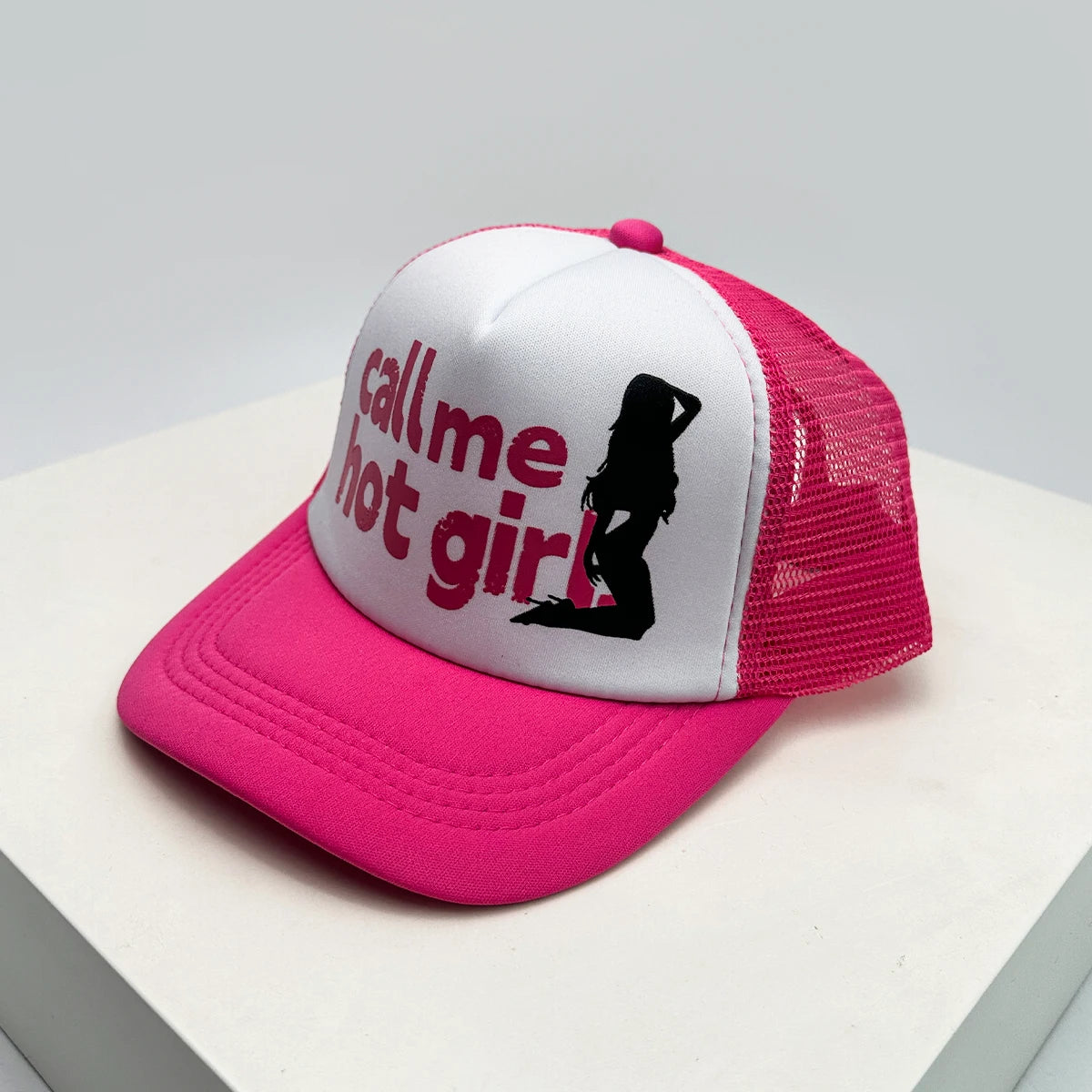 New Unisex Color Block Printed Letter Embroidery Baseball Hats Hip Hop Breathable Mesh Sunshade Street Trucker Caps Versatile