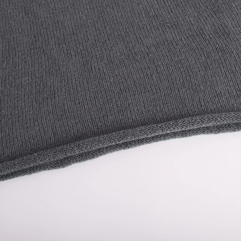 MSCSZ Red Long Sleeve Oversized Sweater Women Transparent Knitted Sweater 2025 Spring Autumn Cozy Sweaters Pullover Tops