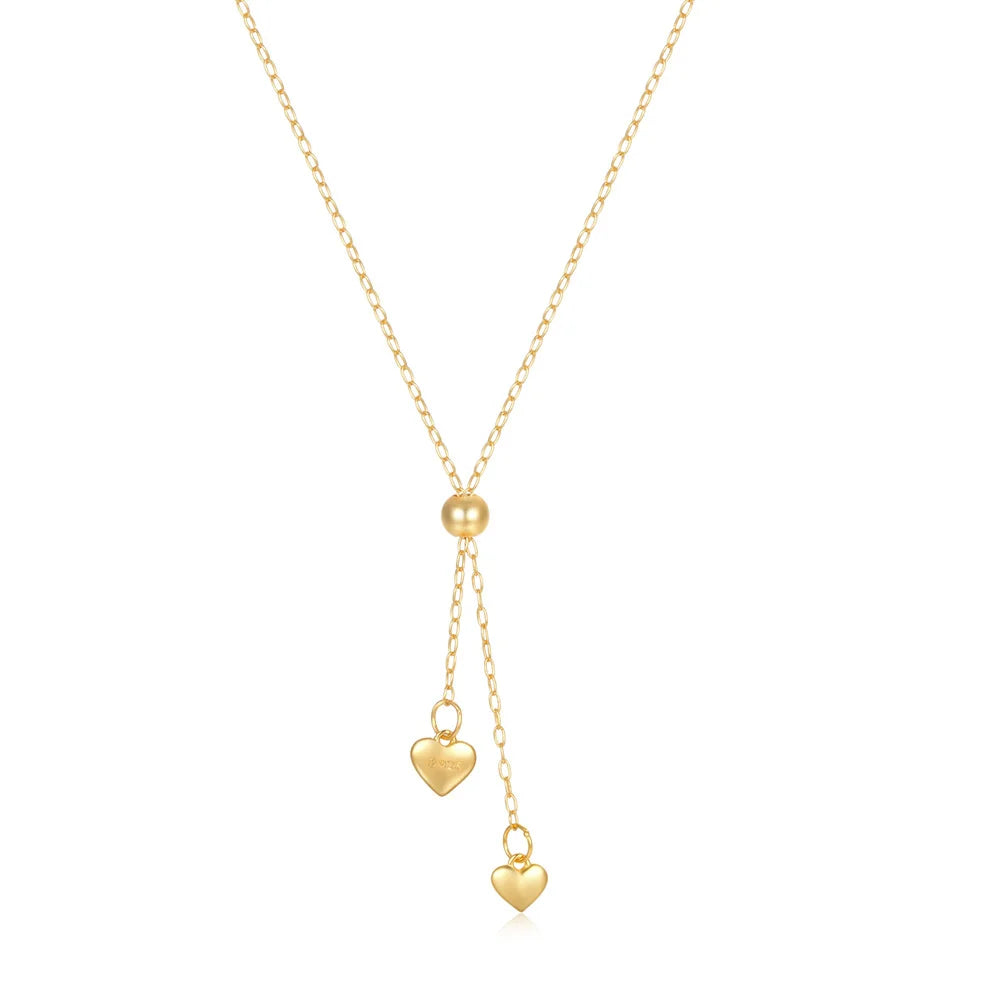 AIDE 925 Sterling Silver Personalized Snake Chain Adjustable Y Necklace Clavicle Pendant Chokers Necklace Women's Holiday Gifts