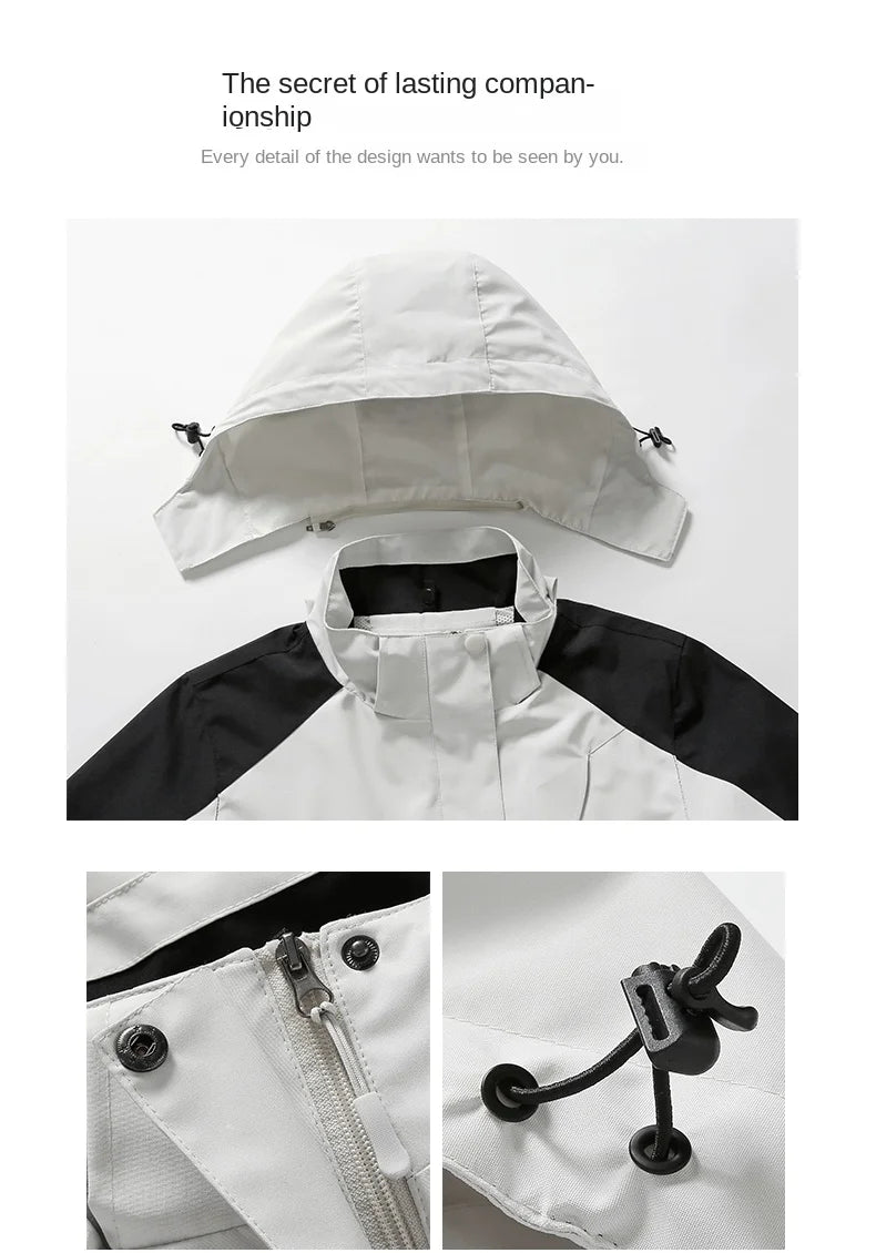 Spring Autumn Fashion Trend High Quality Versatile Windproof Waterproof Outdoor Couple Sports Leisure Mountaineering Clothing