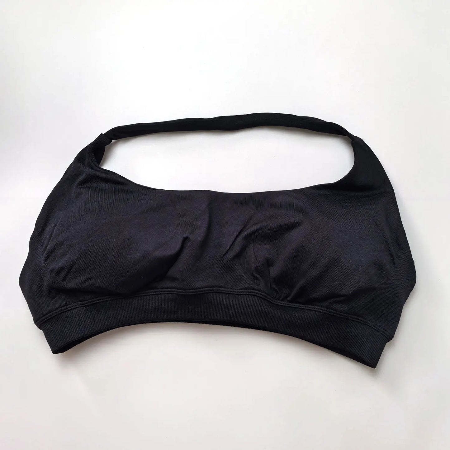 NCLAGEN Sports Bra Women Seamless Halter Top High Support Push-up Open Back Gym wear Fitness Yoga Workout underwear