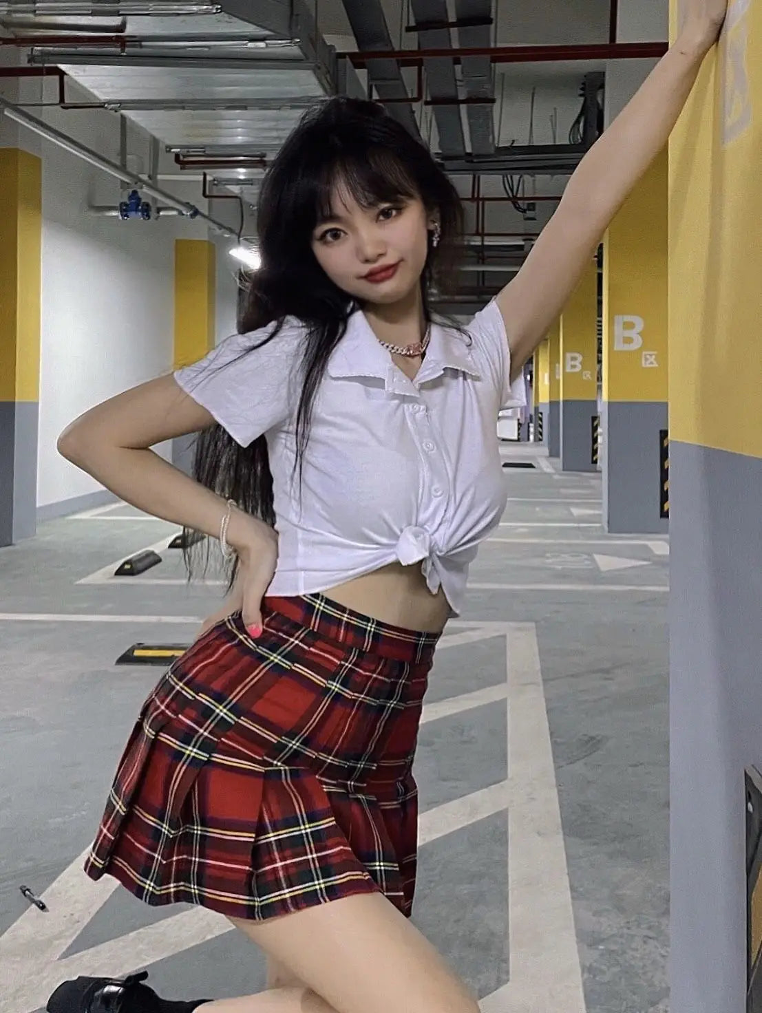 Plaid Pleated Mini Skirts for Women Casual Simple Korean Fashion Preppy Style Vintage Chic High Waist Faldas Hotsweet All-match