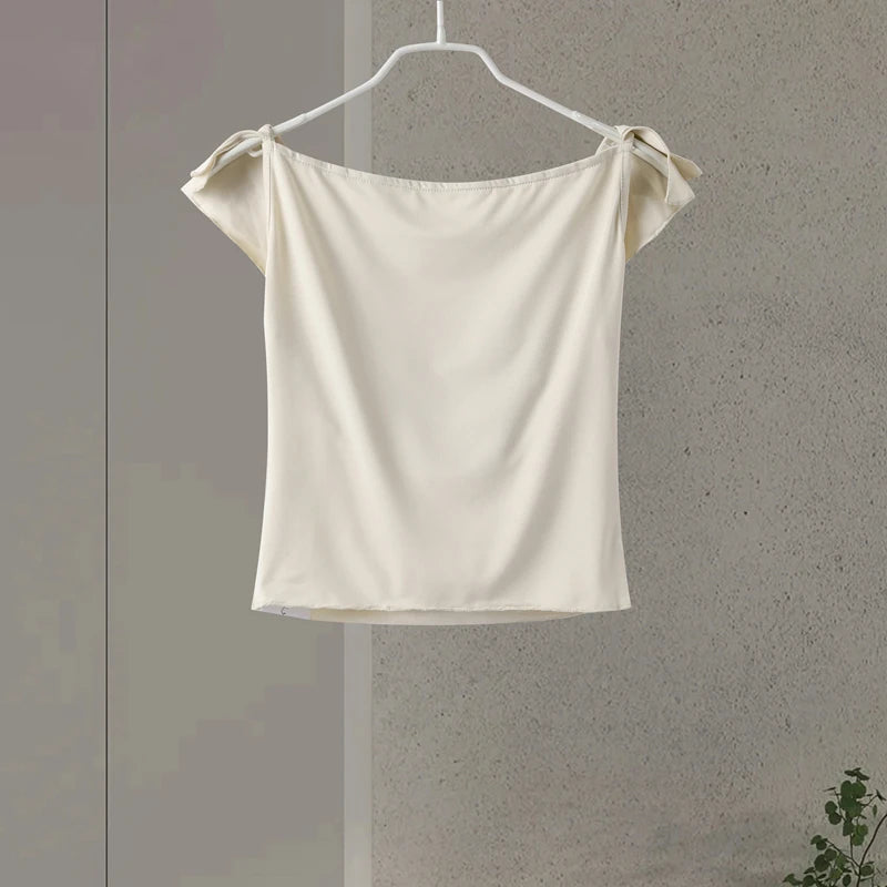 Fashion Solid Folds Long Skirt Sets For Women Summer Sexy Off Shoulder V-neck Cropped Tops High Waist Long Skirts 2 Pieces Sets