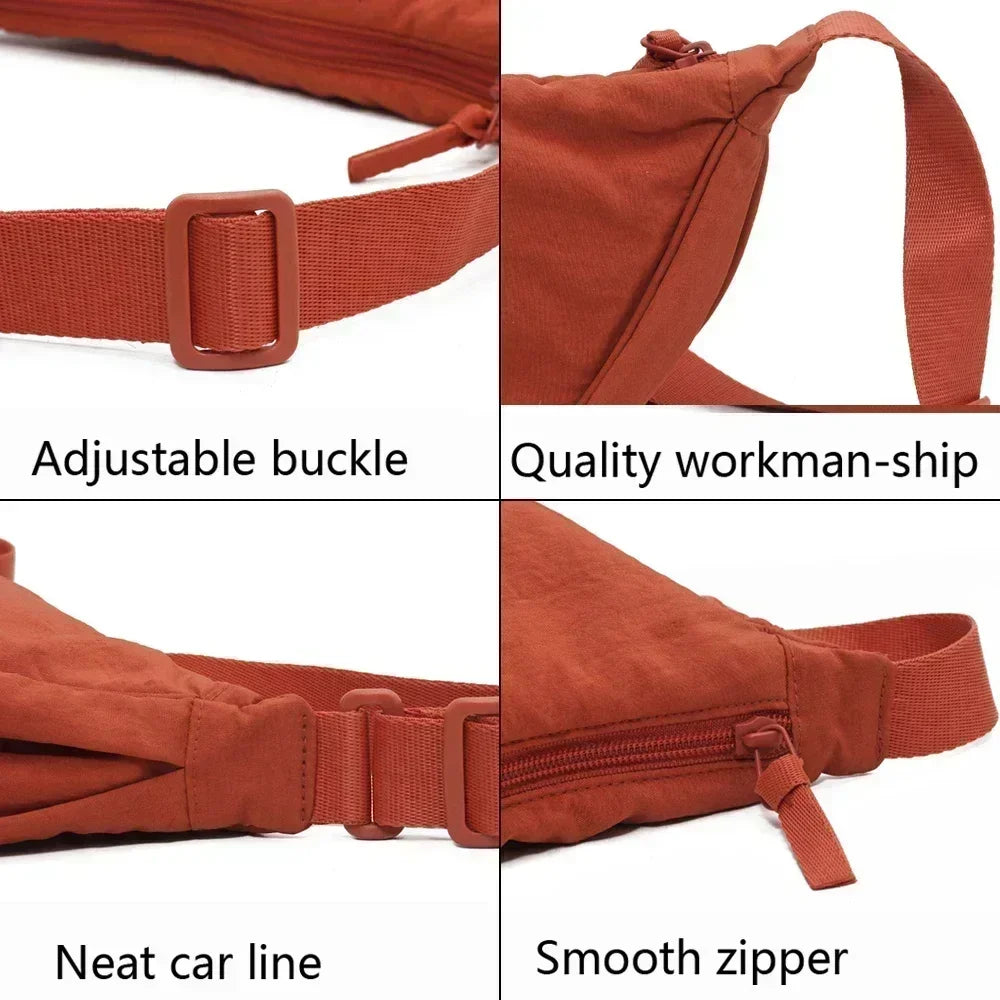 Summer New Nylon Waterproof All-match Messenger Bag Dumpling Bag Men and Women Multi-color High-quality Shoulder Bags