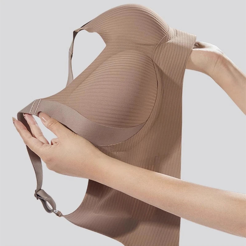 Adjustable High-Quality Women's Bra for Large Breasts Small Size Trace-Free Comfort No Steel Rings - Underwear for Women