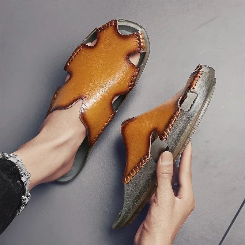 Men's Summer Sandals for Men Shoes Comfortable Man Sandal Low Price Shoe Replicas Luxury Brands Shoes Casual Sneakers Slippers