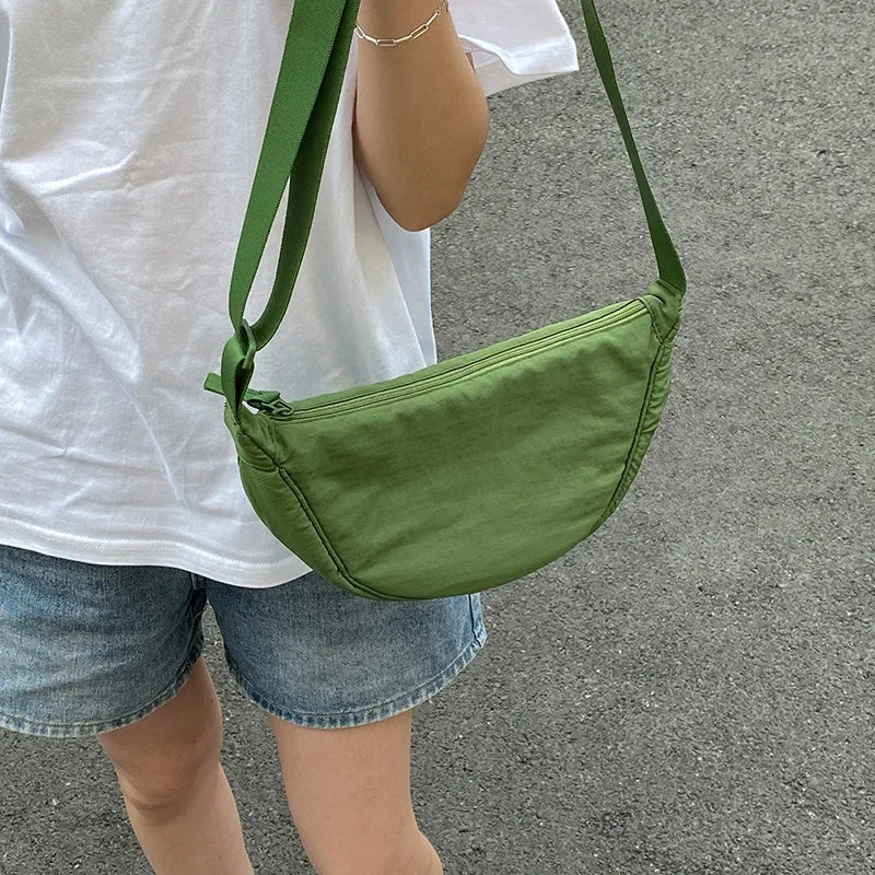 Summer New Nylon Waterproof All-match Messenger Bag Dumpling Bag Men and Women Multi-color High-quality Shoulder Bags