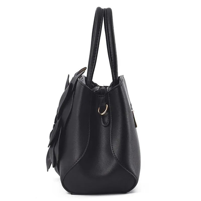 Large Capacity Red Big Rose Flower Women's Bag Handbag Shoulder Bag Purse Ladies Female Crossbody Bag Luxury Bag