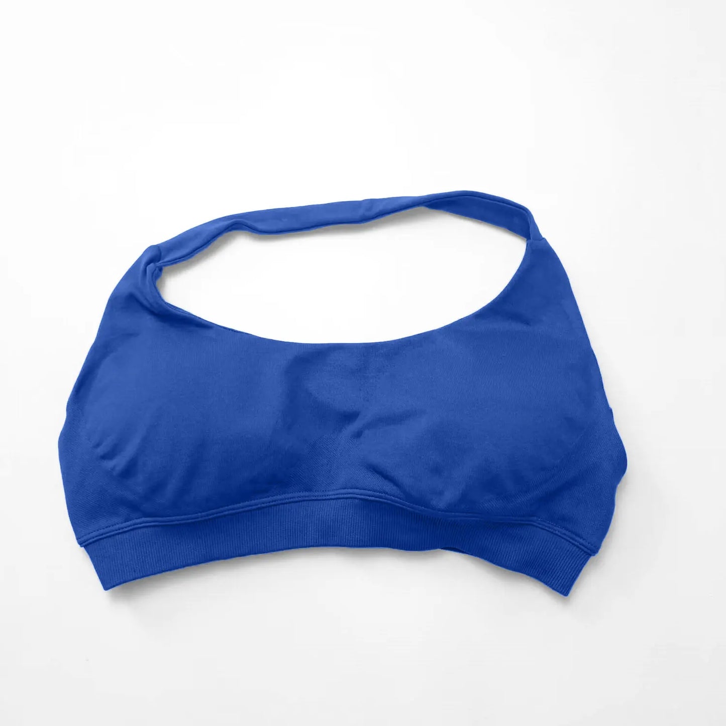 NCLAGEN Sports Bra Women Seamless Halter Top High Support Push-up Open Back Gym wear Fitness Yoga Workout underwear