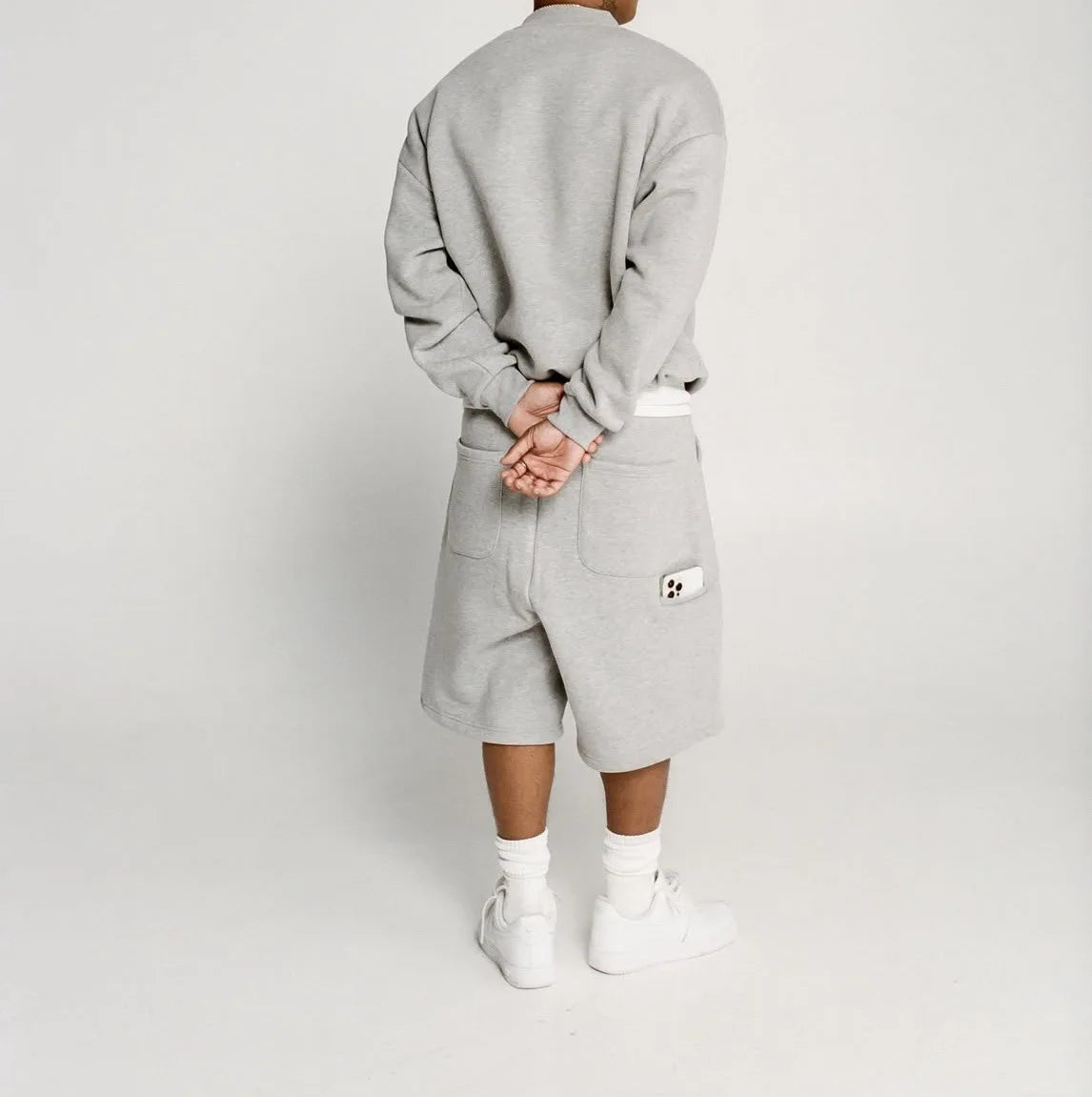 New Harajuku street simple men sports pants ins versatile loose five-point pants short casual pants men shorts