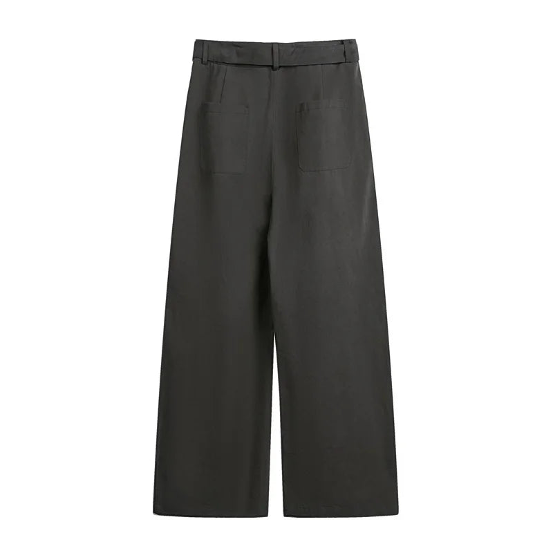 Japanese Streetwear Fashion Show Overalls Men's Loose Vintage Straight Casual Pure Cotton Wide-leg Baggy Pants Cargo Trousers