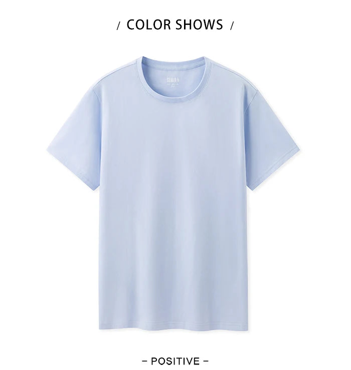 Semir Short Sleeve T-Shirt Men 2024 Summer New Simple Solid Colour Top Slim Pullover Summer Clothing T Shirt