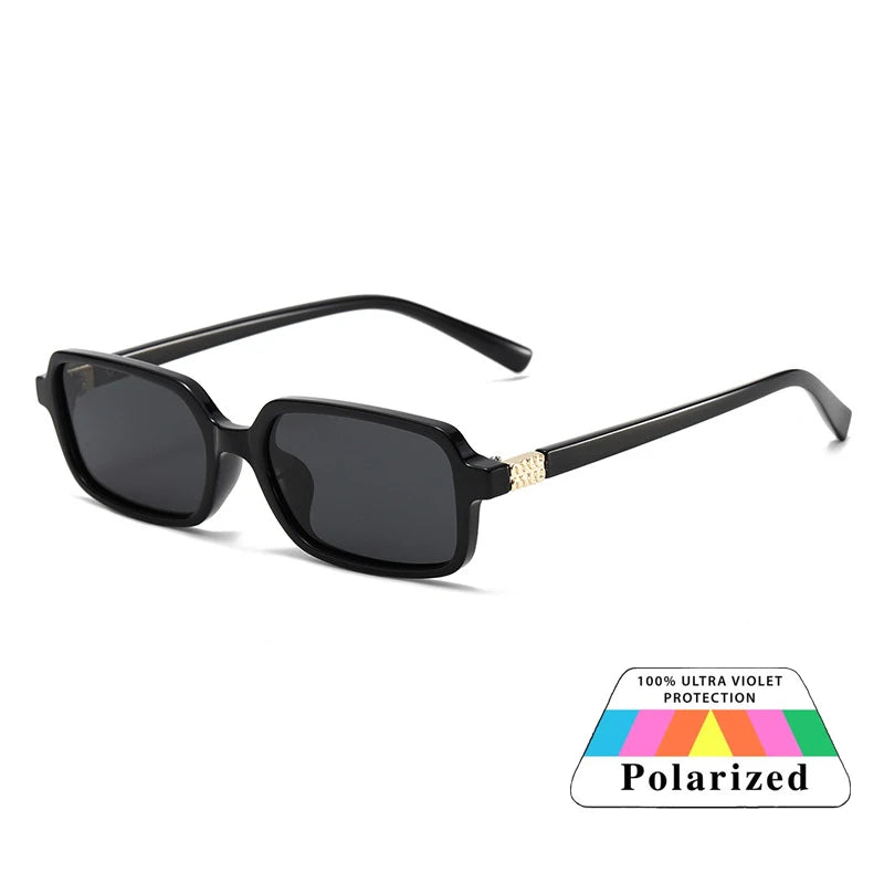 Polarized Small Square Sunglasses Men Women Driving Shades Uv400 Fashion Retro Vintage Sun Glasses Summer Trendy Travel Eyewear