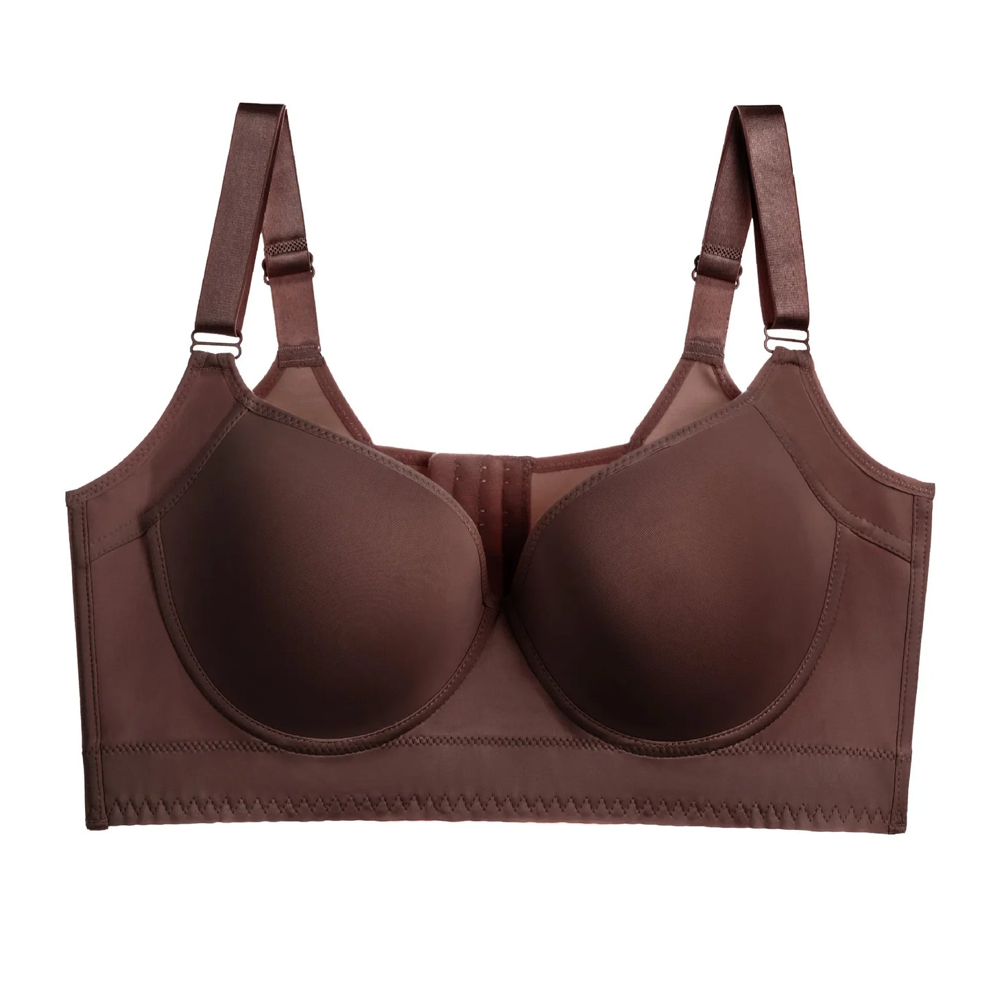Push-Up Back Smoothing Bra Back Smooth Out Shaper Plus Size Wide Band Bras Shapewear Back Fat Smooth Underwear Shapers F Cup