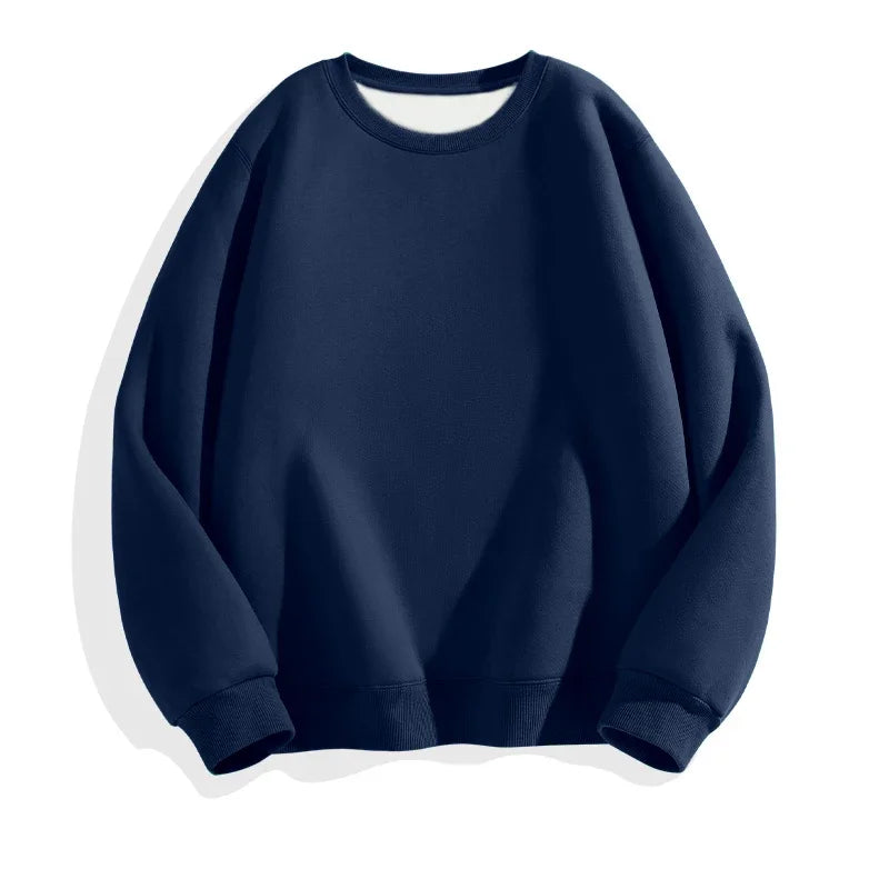LEGIBLE 2025 Autumn Winter Woman's Hoodies Oversize Female Loose Solid Thicken Fleece Warm Women Sweatshirts Lady