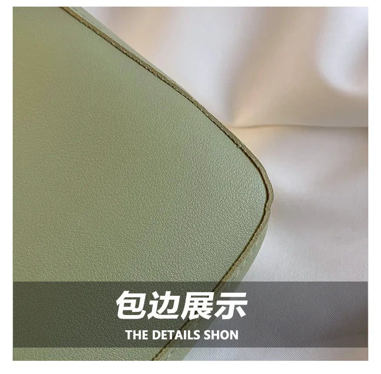 New Women's Fashion Handbags Retro Solid Color PU Leather Shoulder Underarm Bag Casual Women Handbags Designer Bag for Women