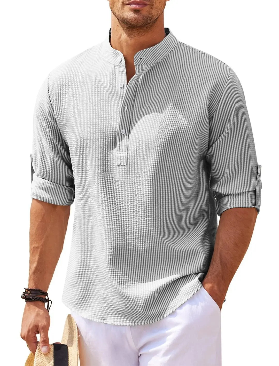 Long Sleeve Linen Shirt Linen Shirt Shirt Linen T Shirt Man European Shirt Man Shirts for Man Linen Sleeved Linen