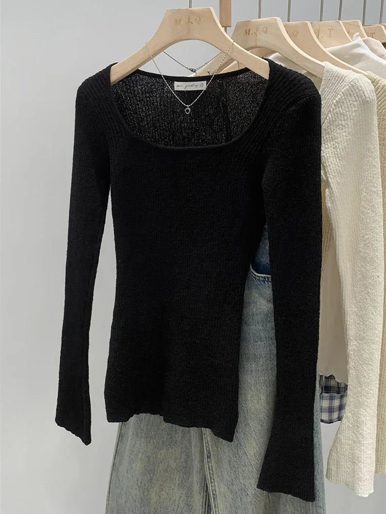 Women Sweater Womens Winter Sweaters Pullover Traf Female Knitting Overszie Long Sleeve Loose Knitted Outerwear ropa de mujer