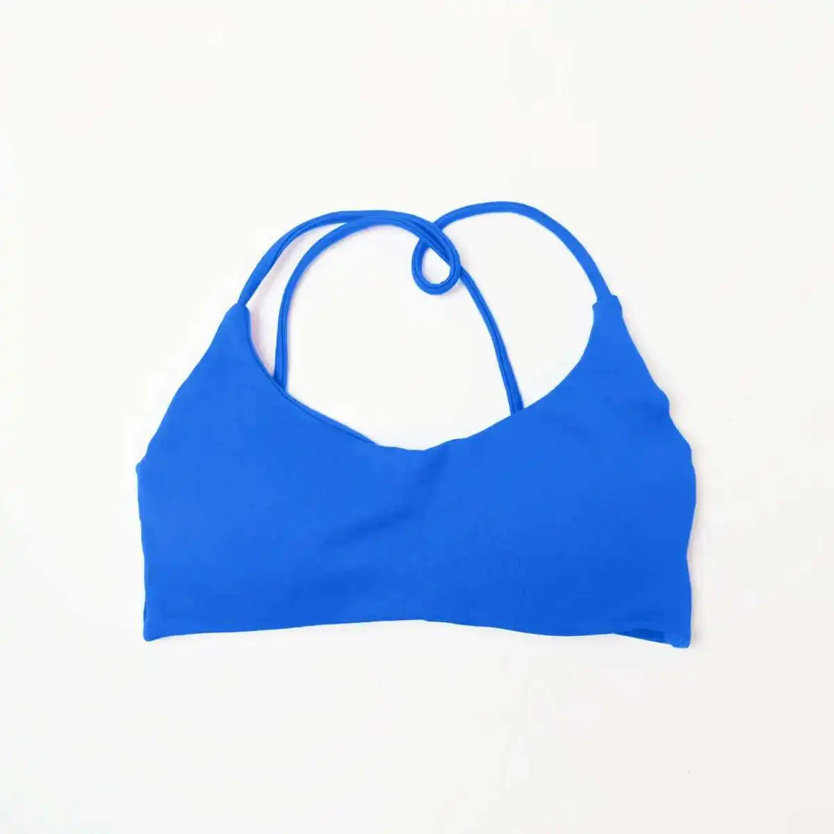 NCLAGEN Twist Back Bra High Support Sports Top Women Gym Clothes Wear Workout Push-up Seamless Yoga Underwear Fitness Running