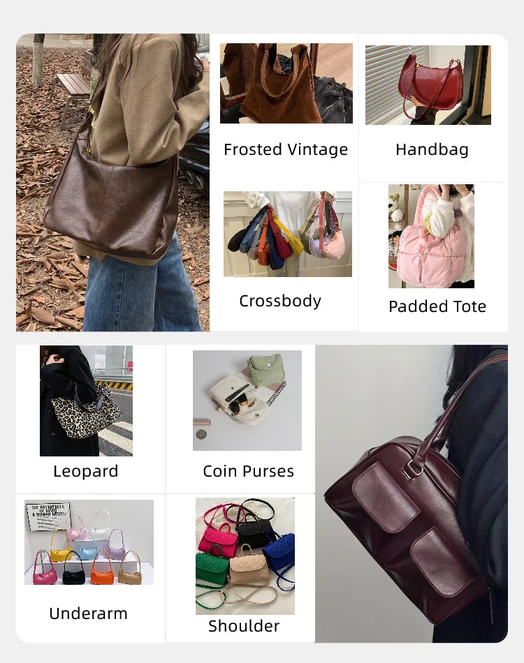 Summer New Nylon Waterproof All-match Messenger Bag Dumpling Bag Men and Women Multi-color High-quality Shoulder Bags