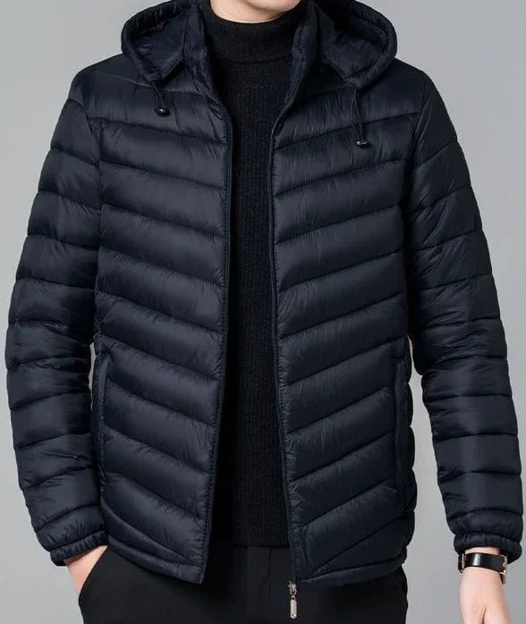 Men's Down Jacket Casual Padding Warm Parkas Lightweight Puffer Male Padded Coats Winter New in External Clothes Aesthetic 2024