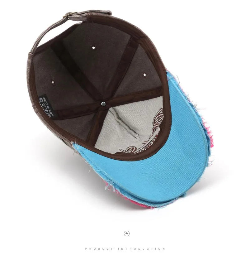 Retro Letter Embroidery Baseball Caps Spring Summer Men Women Cotton Adjustable Casual Hat Hip Hop Streetwear Sun Hats y2k hat