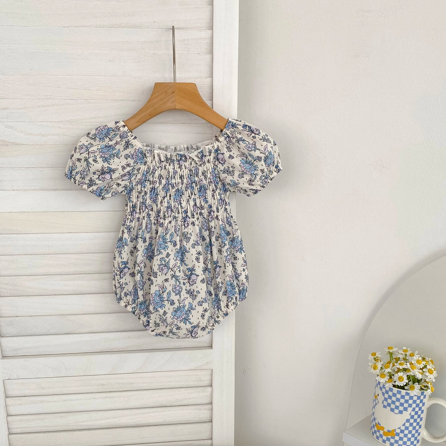 New Summer Newborn Clothes Kids Baby Girls Rompers 4 Colors New Infant Kids Baby Girls Embroider Flower Baby Rompers Clothes