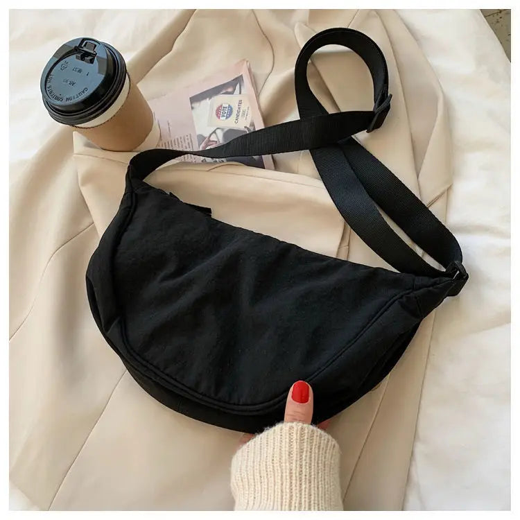 Summer New Nylon Waterproof All-match Messenger Bag Dumpling Bag Men and Women Multi-color High-quality Shoulder Bags