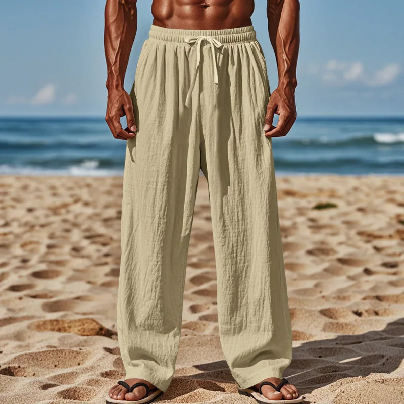 Men's Casual Pants Comfortable and Breathable Daily Wear with Fashionable Men Must Be Large Size Loose