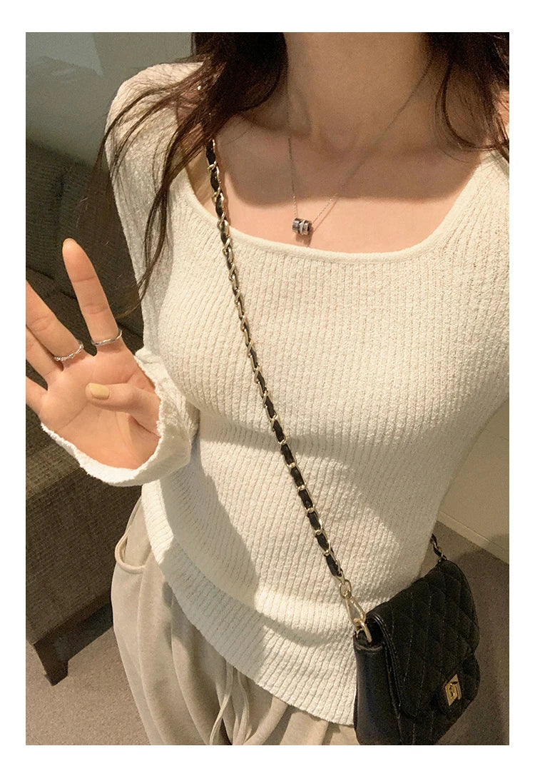 Women Sweater Womens Winter Sweaters Pullover Traf Female Knitting Overszie Long Sleeve Loose Knitted Outerwear ropa de mujer