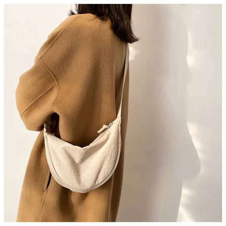 Summer New Nylon Waterproof All-match Messenger Bag Dumpling Bag Men and Women Multi-color High-quality Shoulder Bags