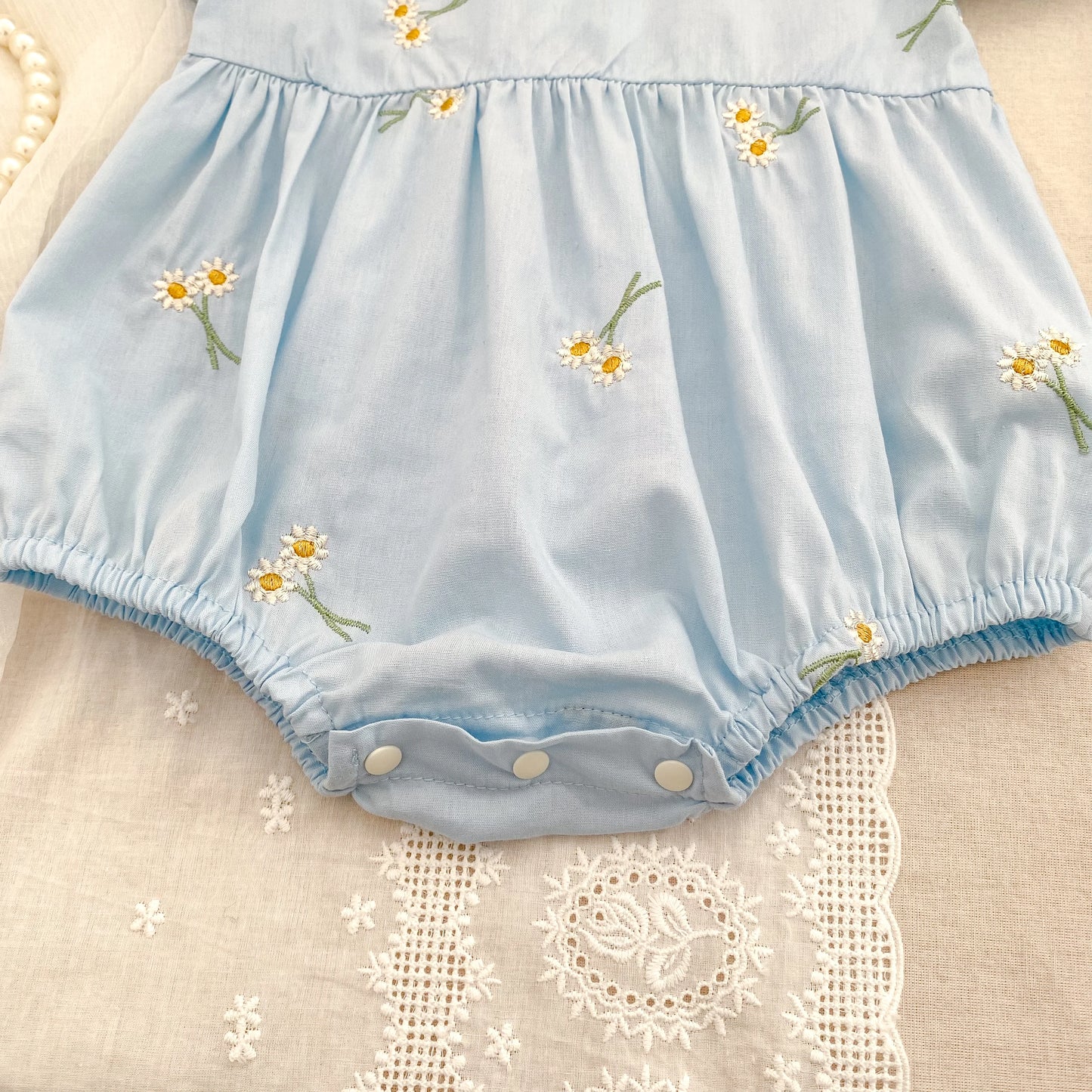 New Summer Newborn Clothes Kids Baby Girls Rompers 4 Colors New Infant Kids Baby Girls Embroider Flower Baby Rompers Clothes