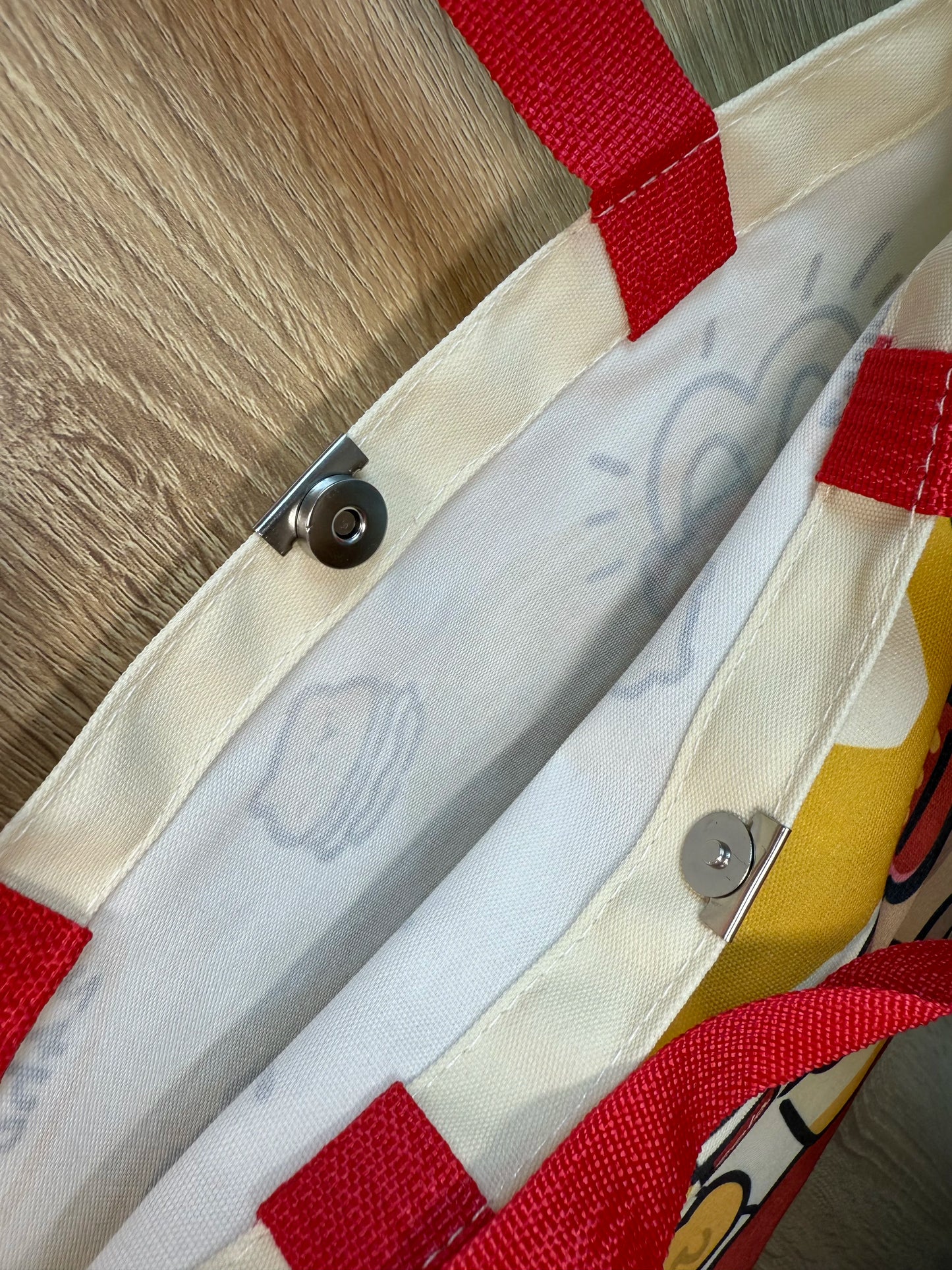 Canvas Bag Novelty Tote Bag Kapibara with Zipper Inner Daily Large Capacity Shoulder Bag Cartoon Capybara Kawai Handbags