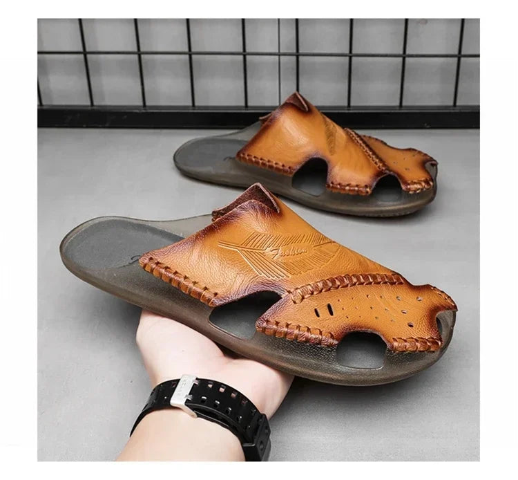 Men's Summer Sandals for Men Shoes Comfortable Man Sandal Low Price Shoe Replicas Luxury Brands Shoes Casual Sneakers Slippers