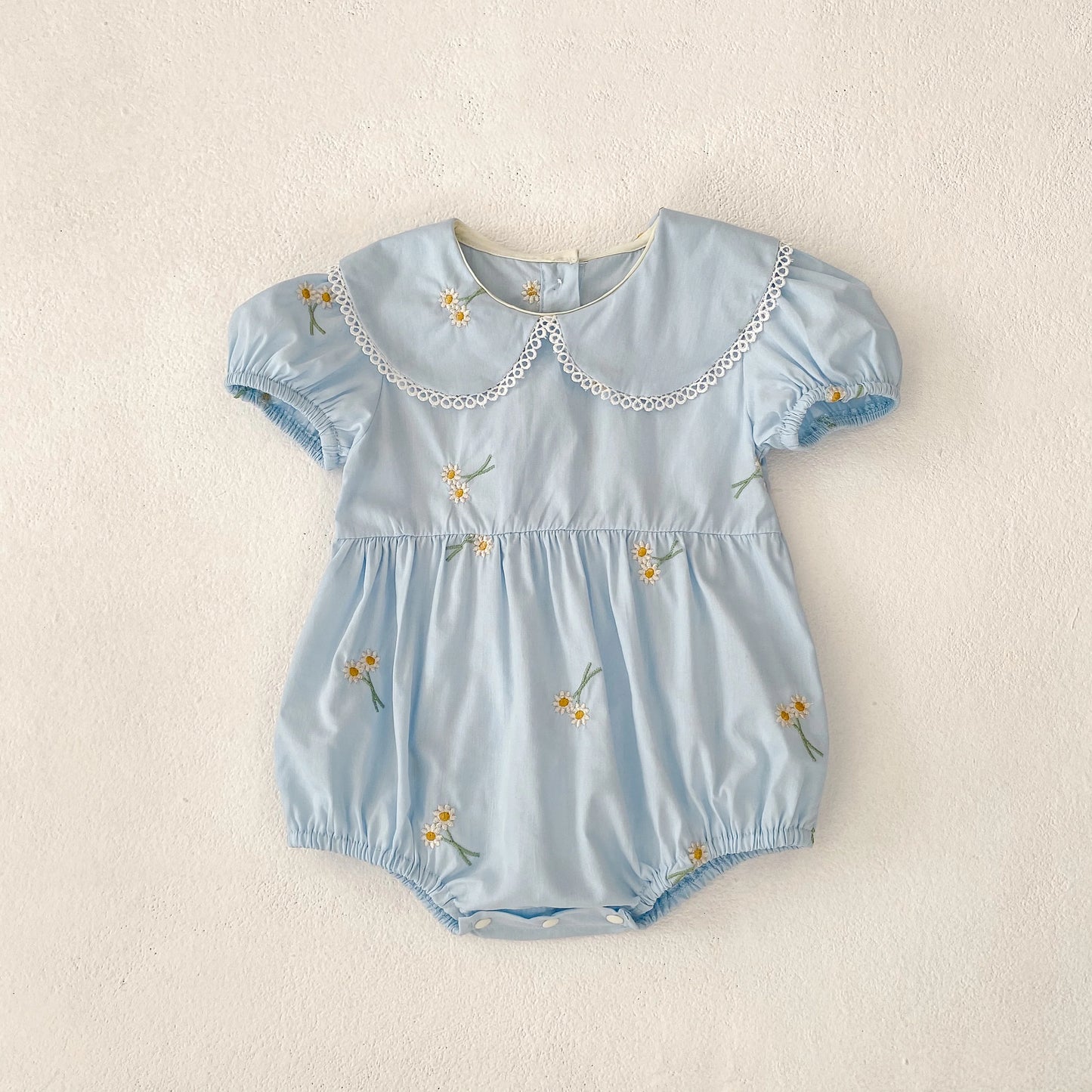 New Summer Newborn Clothes Kids Baby Girls Rompers 4 Colors New Infant Kids Baby Girls Embroider Flower Baby Rompers Clothes