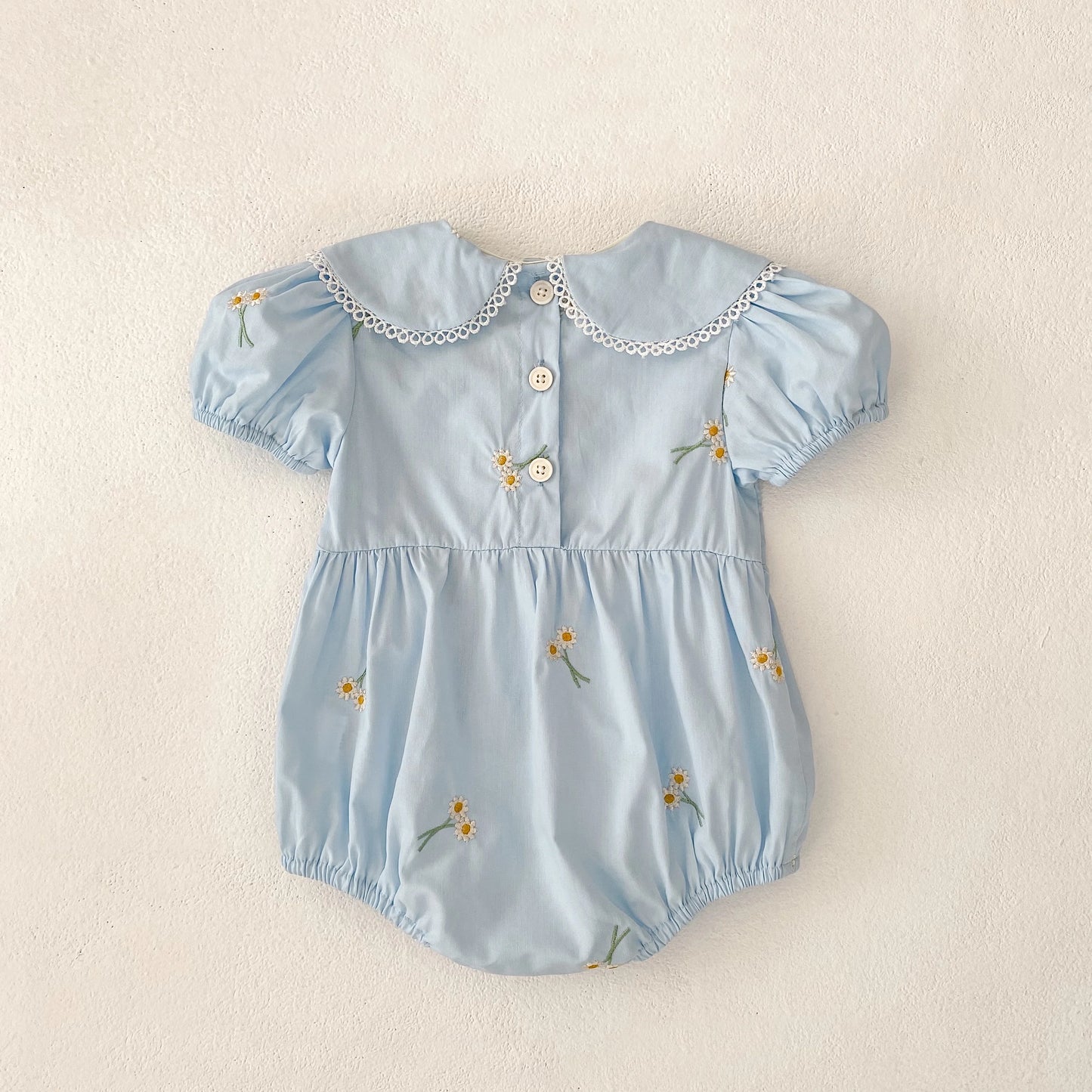 New Summer Newborn Clothes Kids Baby Girls Rompers 4 Colors New Infant Kids Baby Girls Embroider Flower Baby Rompers Clothes