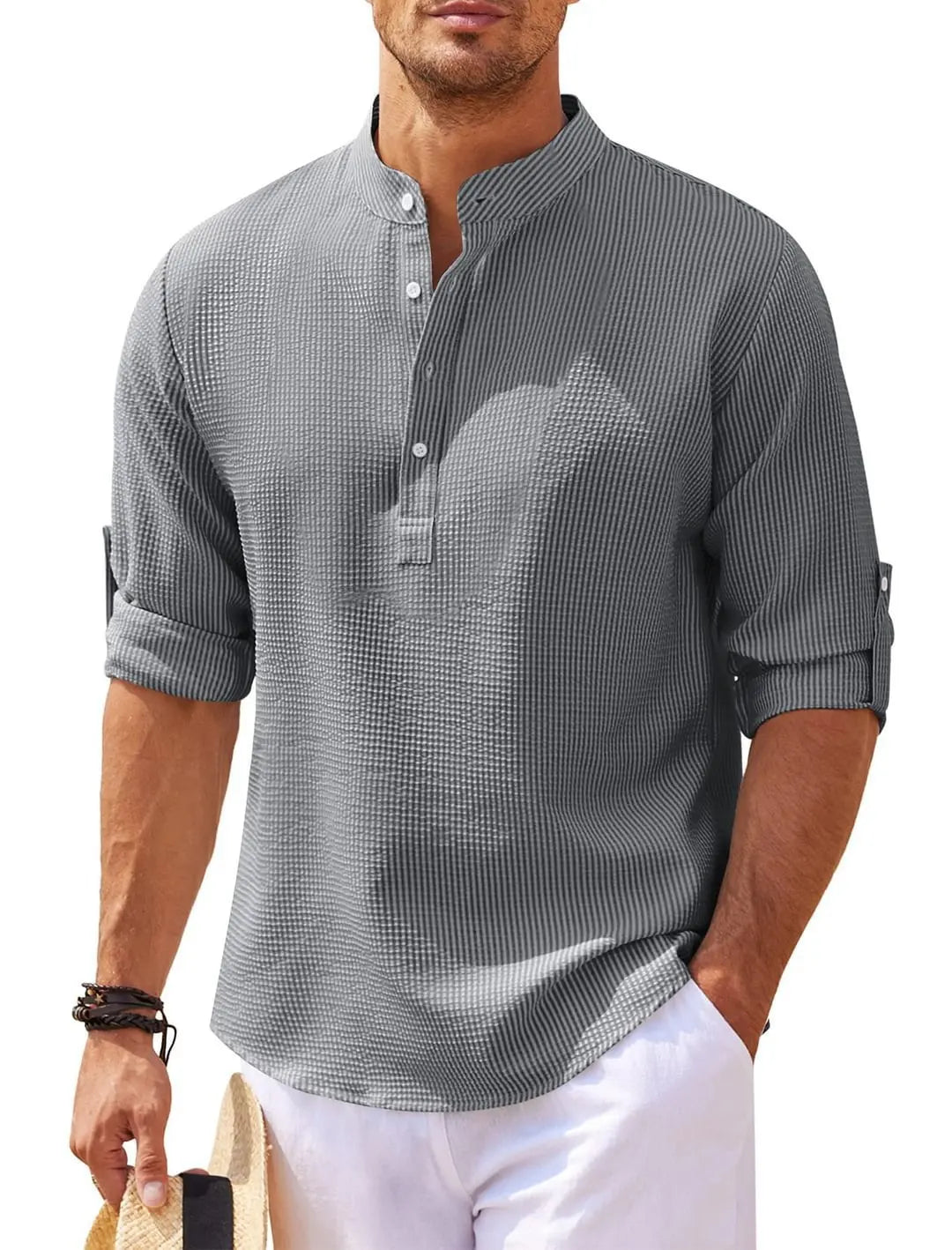 Long Sleeve Linen Shirt Linen Shirt Shirt Linen T Shirt Man European Shirt Man Shirts for Man Linen Sleeved Linen