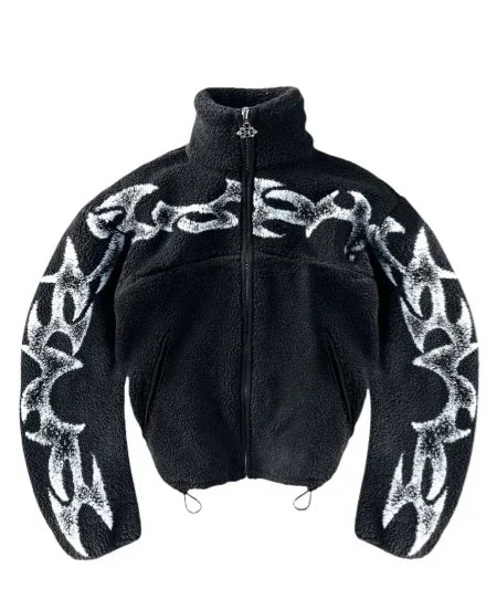 Street Cool Original Jacket Graphic Printed Jacket Upright Collar Zipper Autumn - Winter New Retro Classic Hip Hop Men And Women