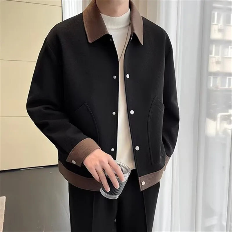 Autumn Men's Clothes Baseball Uniforms Men's Casual Coat Mens Clothing New in Jackets Man Anorak Coats Windbreaker Winter Male