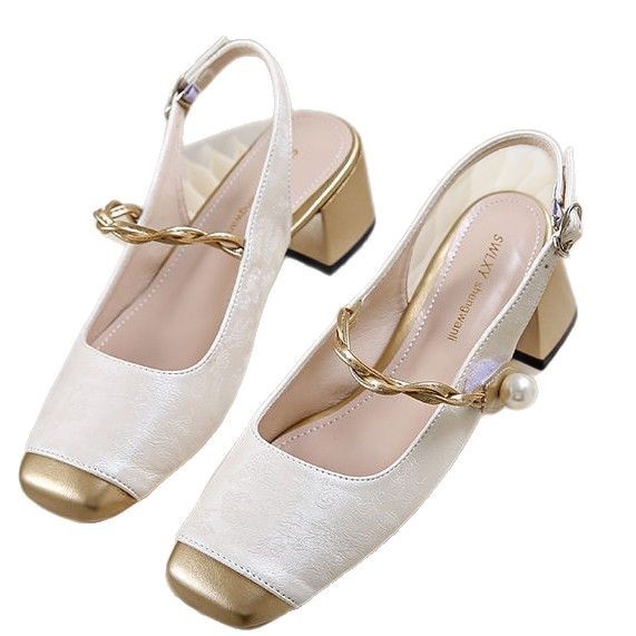 New Chinese Style Fairy Style Outer Wear Closed Toe Fashion Sandals For Women