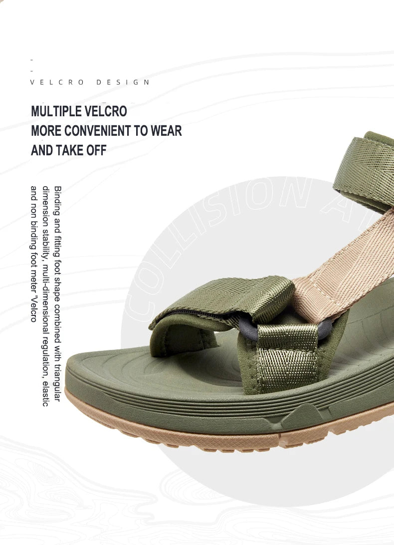 GOLDEN CAMEL Outdoor Brand Men's Sandals Summer Comfortable Lightweight Slippers Sandal Beach Shoes for Men 2023 New Flip Flops