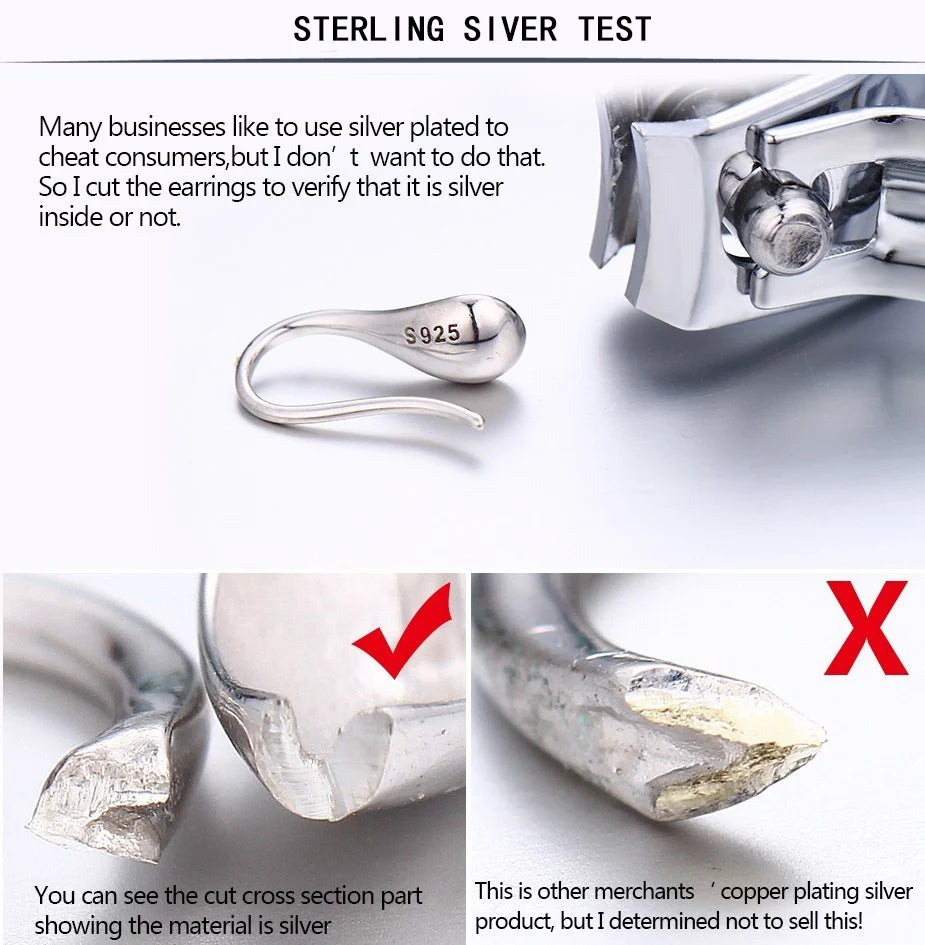 BF CLUB 925 Sterling Silver Gold Leaf Earrings For Women Trendy Earring Jewelry Prevent Allergy Party Accessories Gift