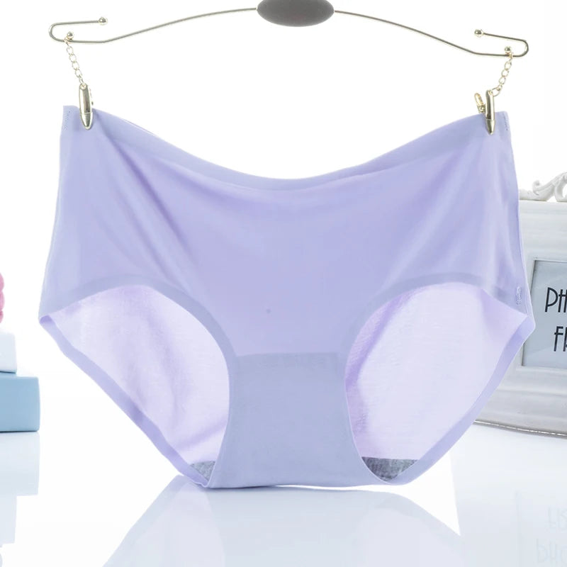 Seamless Panties Women Panties Sexy Female Underpants Briefs Invisible Pantys Solid Color Comfort Intimate Lingerie