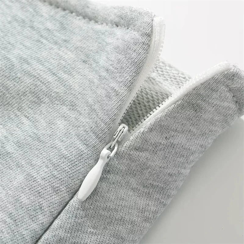 HOUZHOU Terry Fabric Y2K Mini Skirt Women Low Waist Wide Pleat Light Grey Sexy Vintage A-line Pleated Skirt Casual Skort Summer