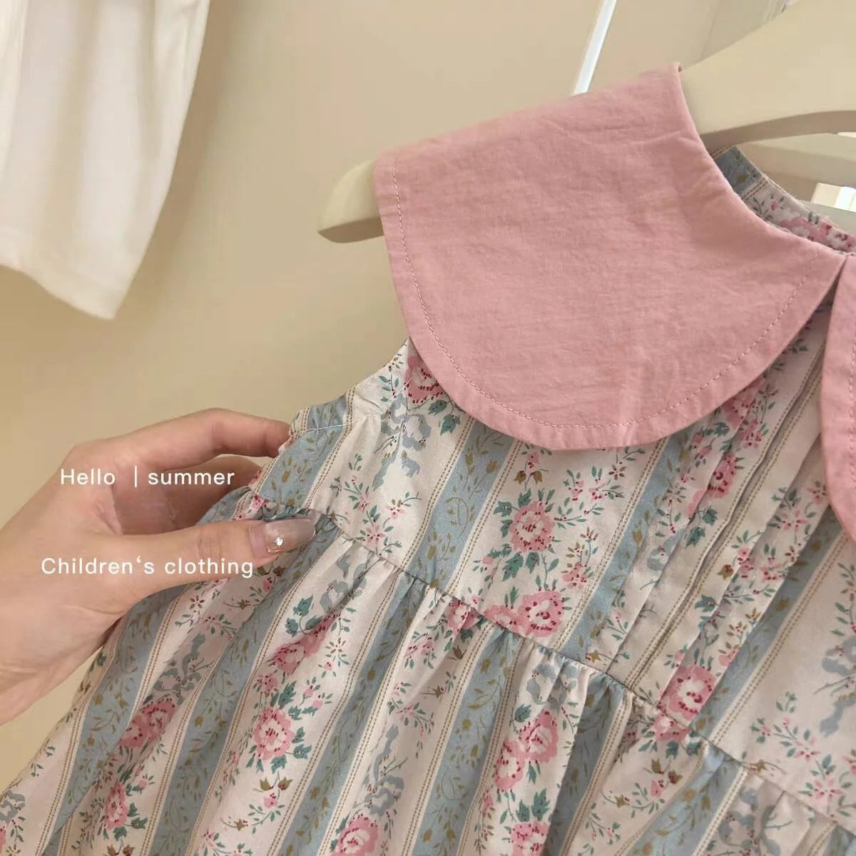 Baby Girl Dresses Summer Floral Cute Girl Princess Dresses Sweet Girls Clothing