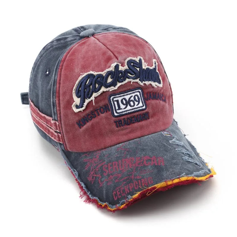 Retro Letter Embroidery Baseball Caps Spring Summer Men Women Cotton Adjustable Casual Hat Hip Hop Streetwear Sun Hats y2k hat